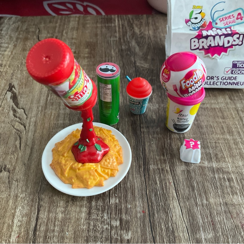 Miniature Food Brands Set